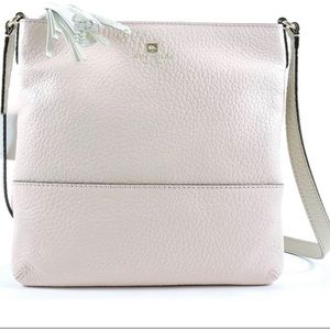 KATE SPADE Southport Avenue Cora Crossbody Pink Leather 14k gold plated hardware